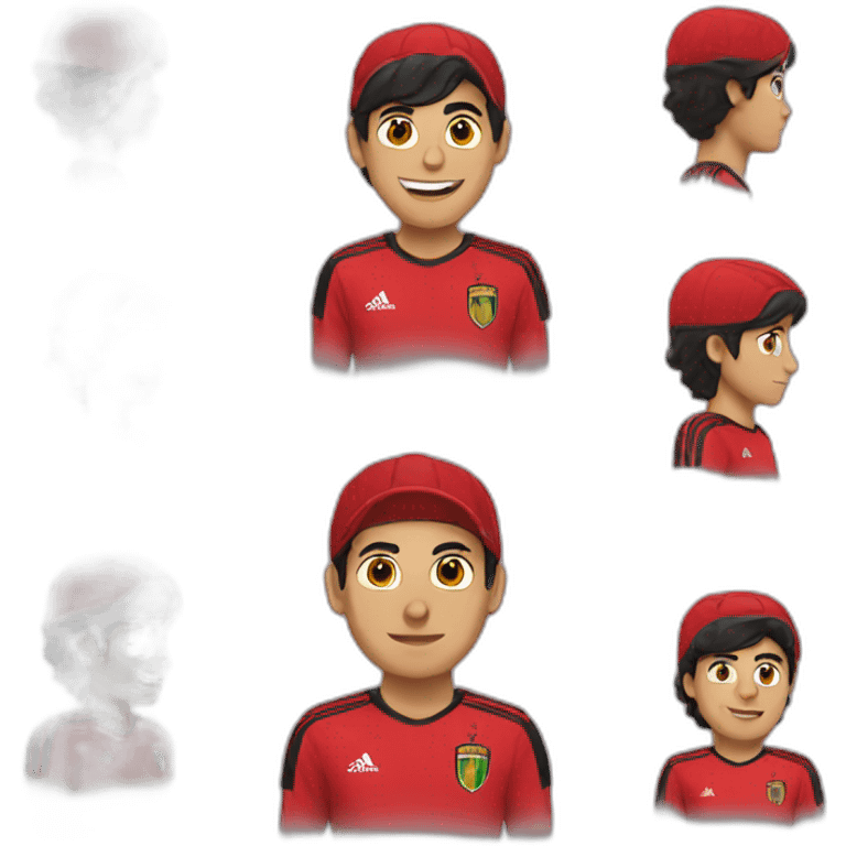 Al-Ahly Egyptian football fan emoji