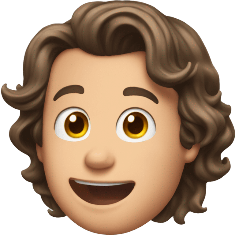 Harry Styles happily surprised emoji