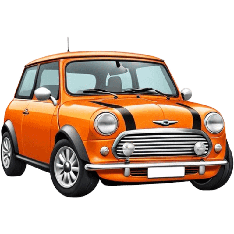 Orange mini cooper emoji