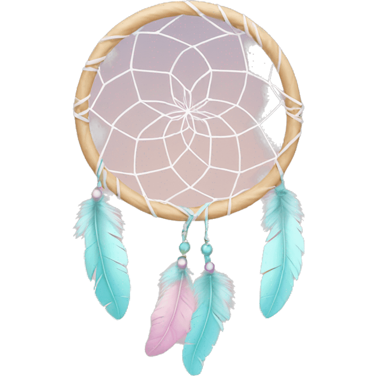 Mini pastel dreamcatcher emoji