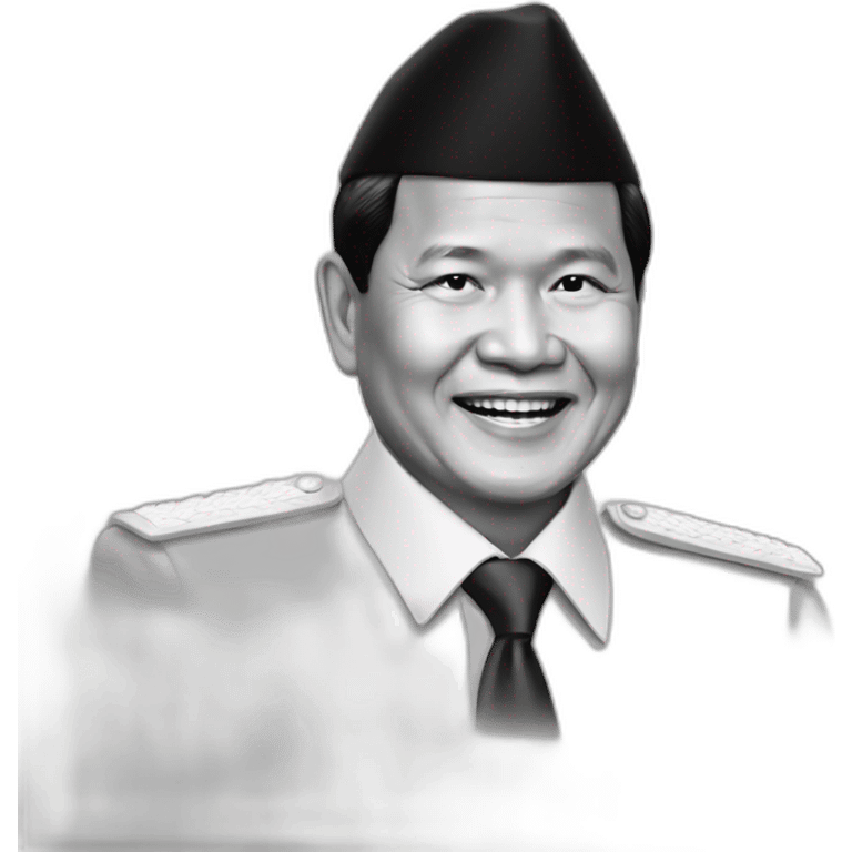 president prabowo subianto emoji