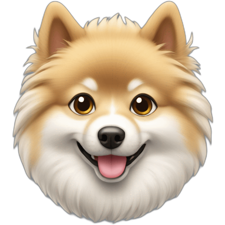 Spitz japonais chien emoji