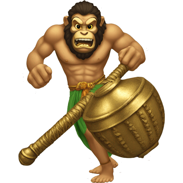 Hanuman Mace emoji