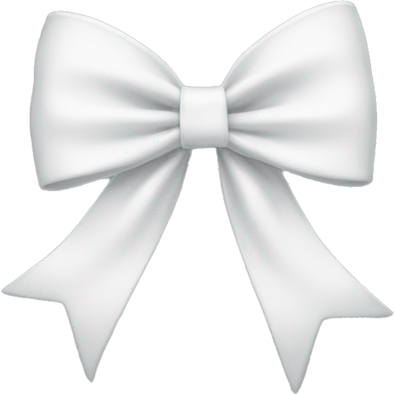 Qouette white bow emoji