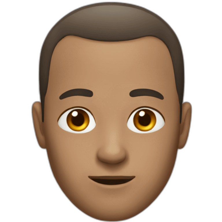 man with receding hairline emoji