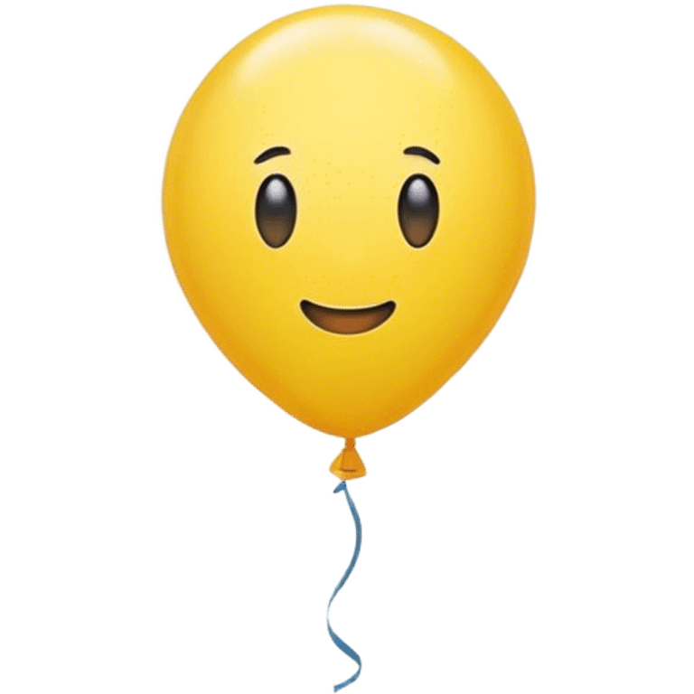 yellow balloon emoji