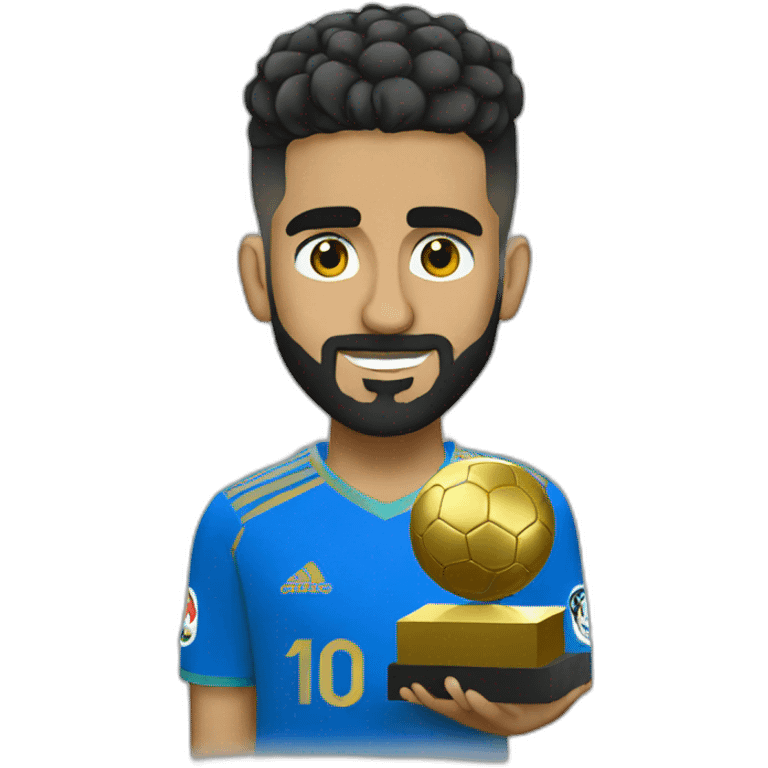 mahrez with the ballon dor emoji