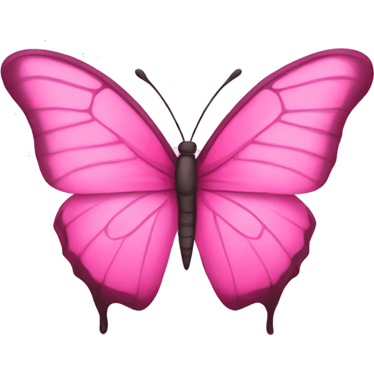 pink butterfly  emoji