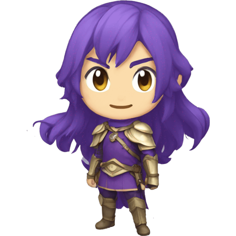 Purple fire emblem  emoji