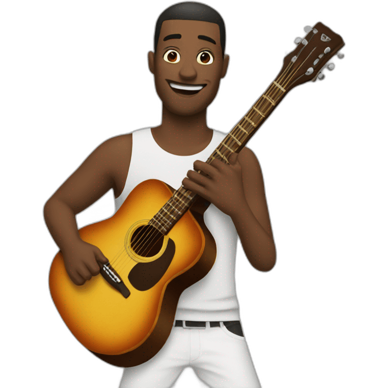 Man-with-guitar emoji