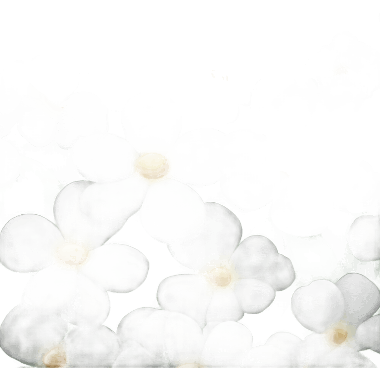 Flowers white emoji