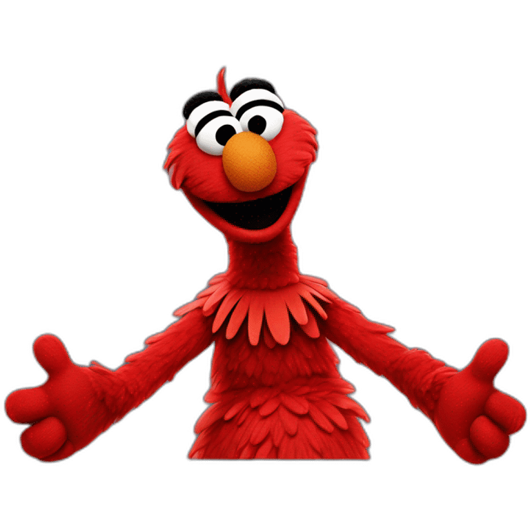 elmo thumb up gesture emoji