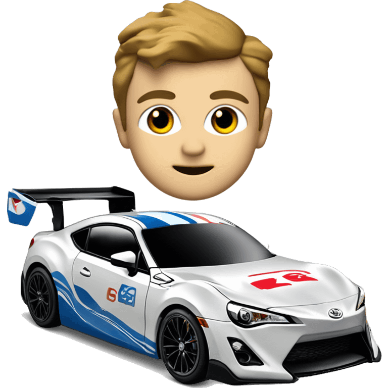 Radio Controlled Captain Rex themed 2013 Toyota 86 shaped like a Formula One race car with exposed turbine wheels  emoji