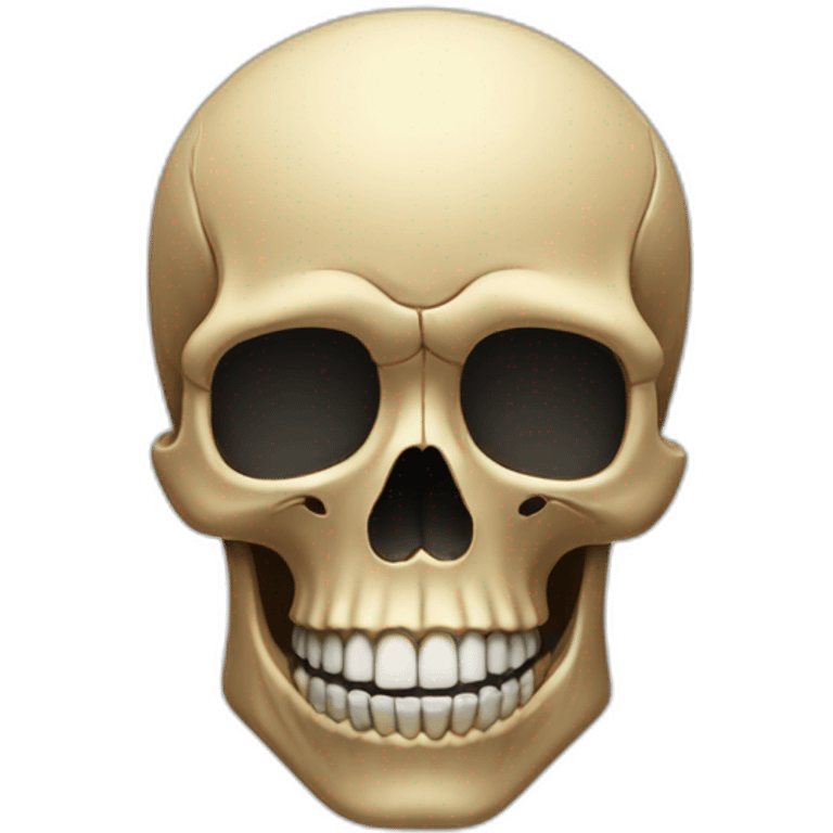 skull in message emoji