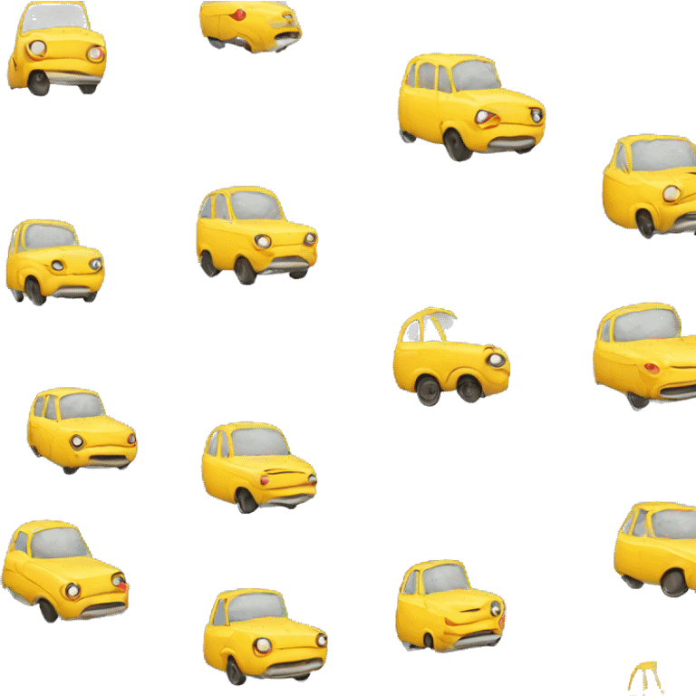  automobile sad emotion emoji