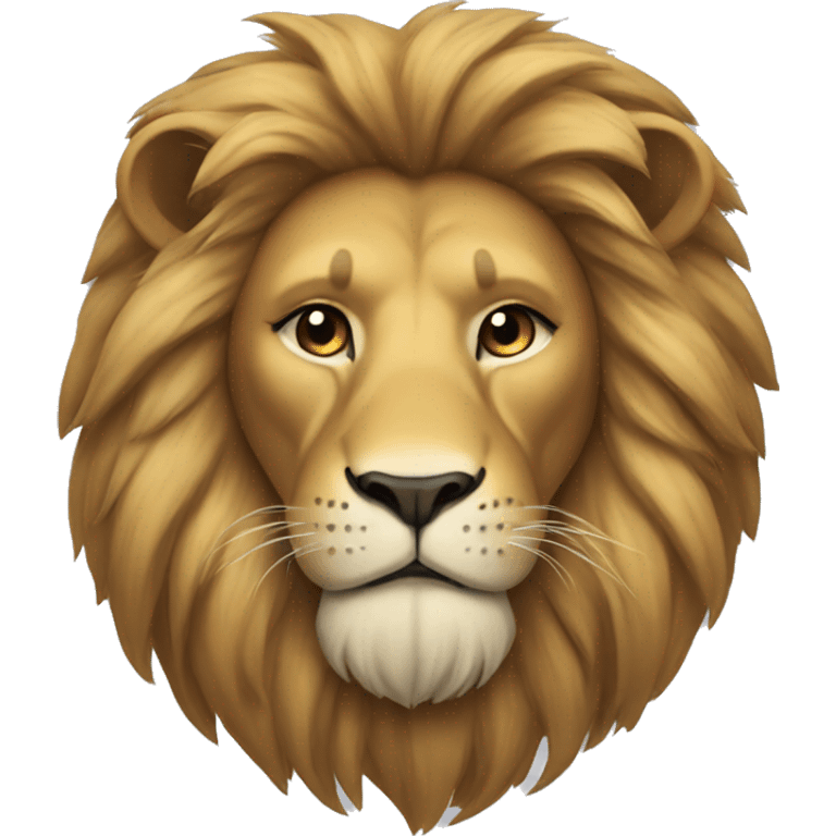 lion that is stylish emoji