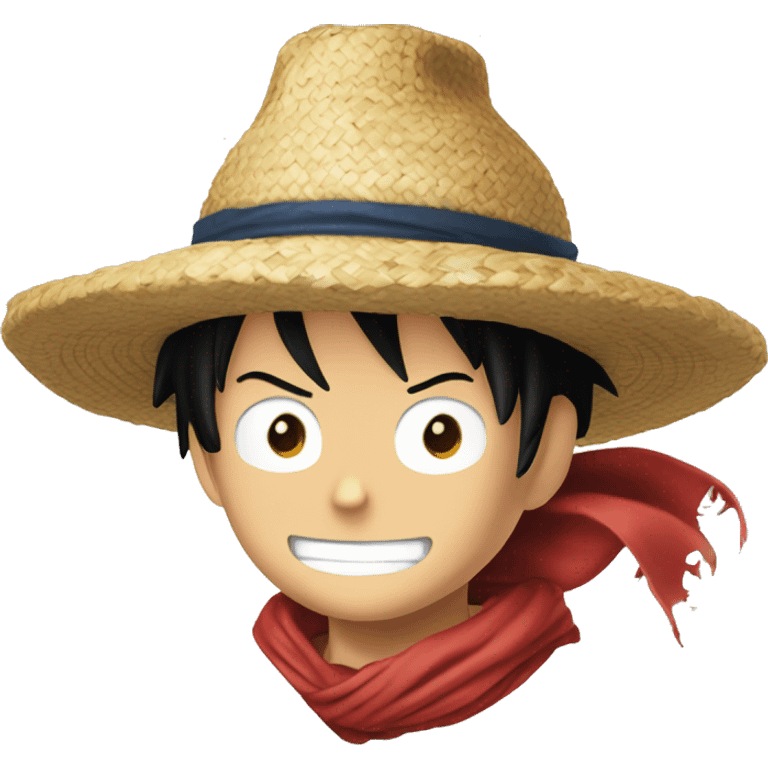 Luffy capecapello di paglia emoji