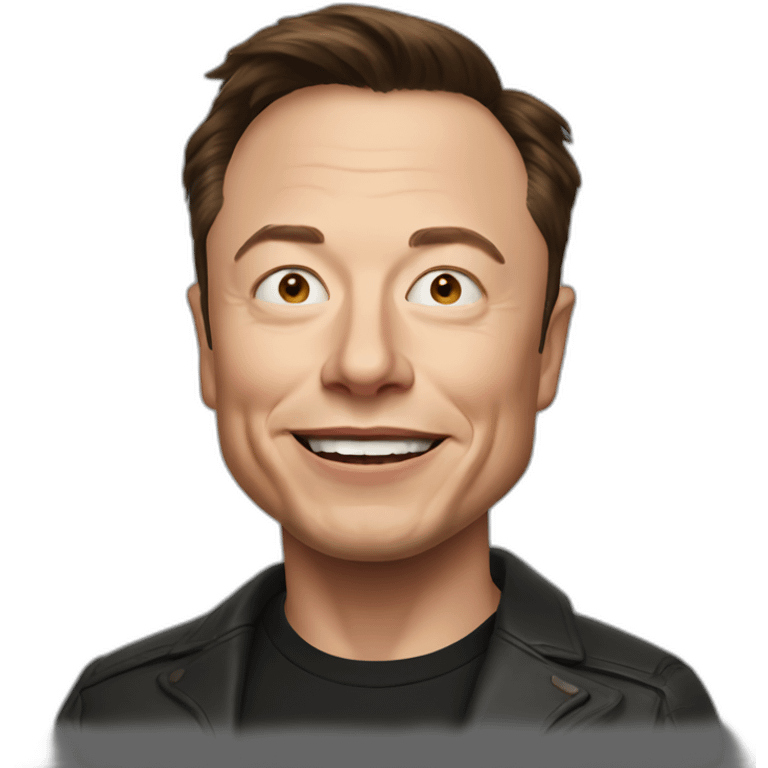 crazy elon musk emoji