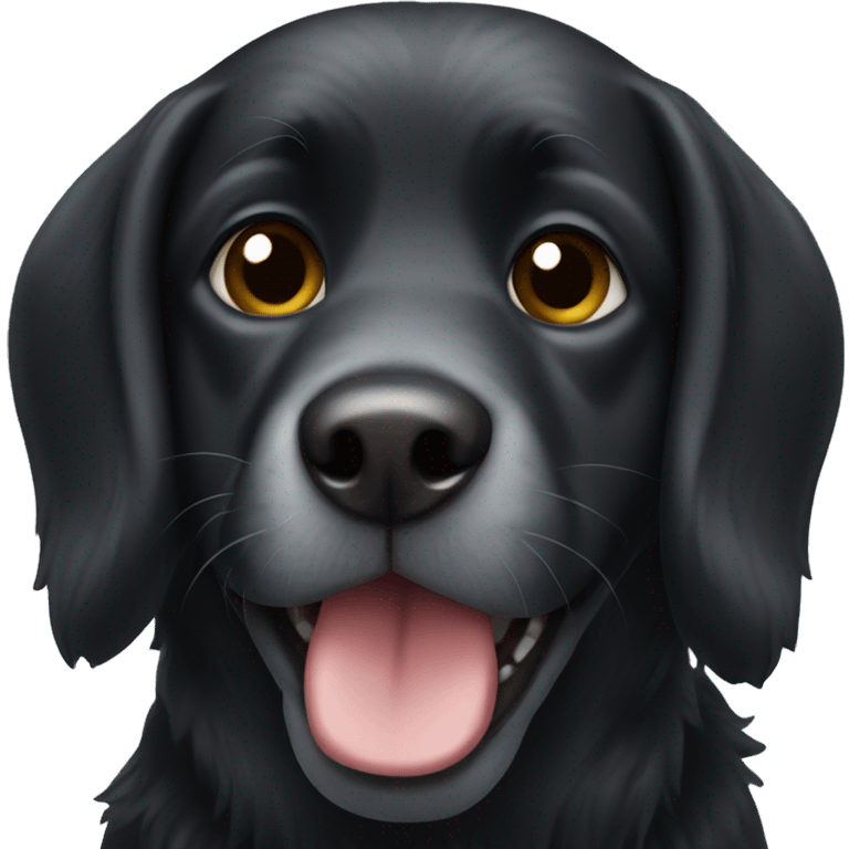 black dog emoji