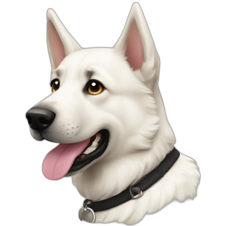 white german sheperd emoji