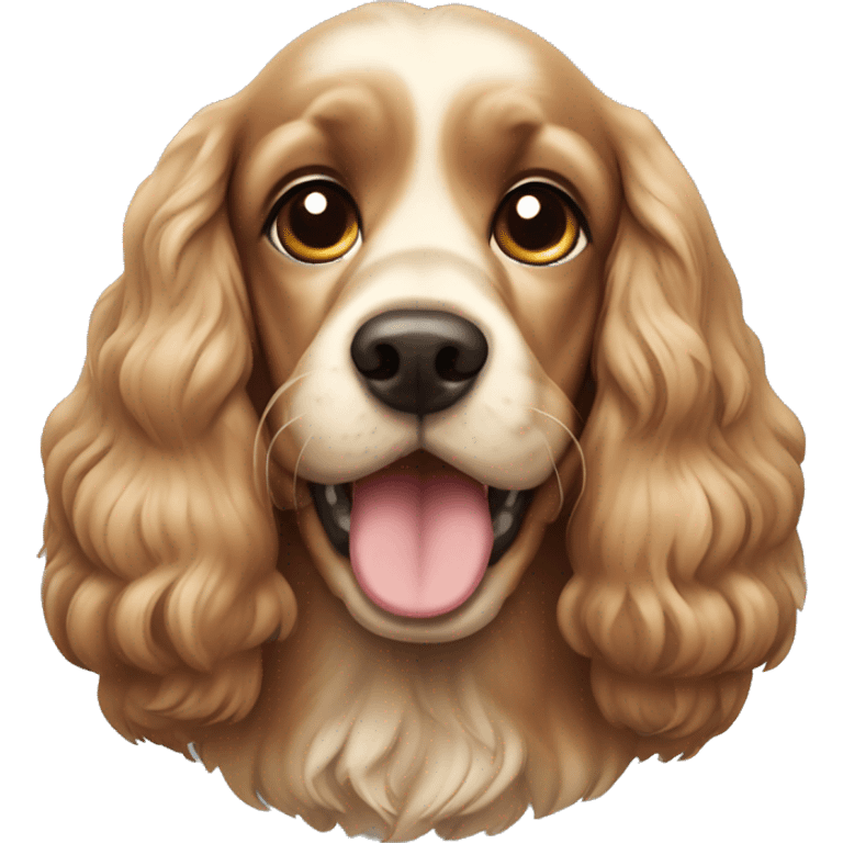 dog cocker spaniel emoji