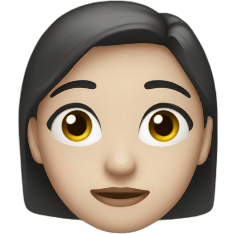 Natalí con anteojos emoji