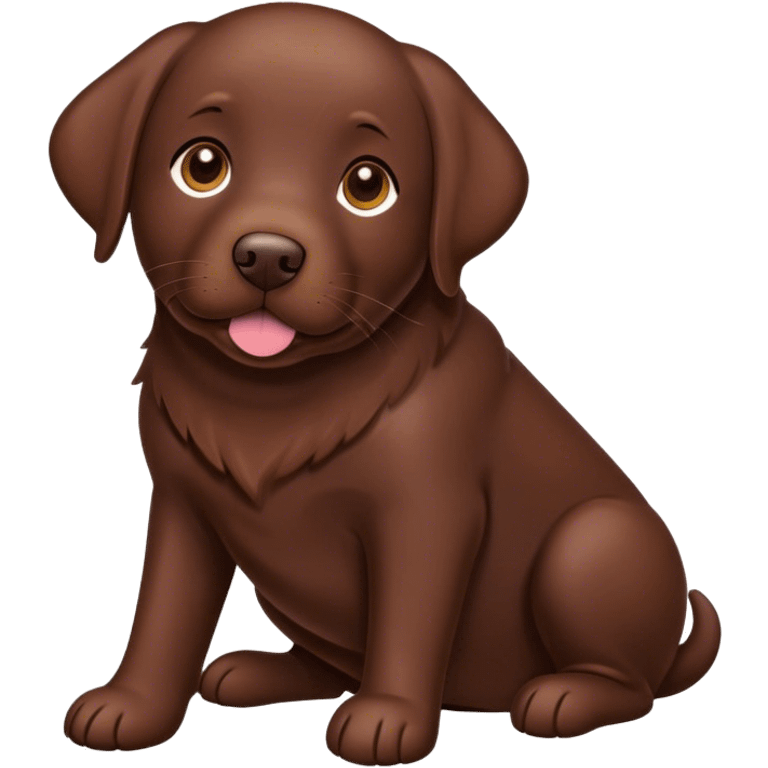 Chocolate Lab emoji