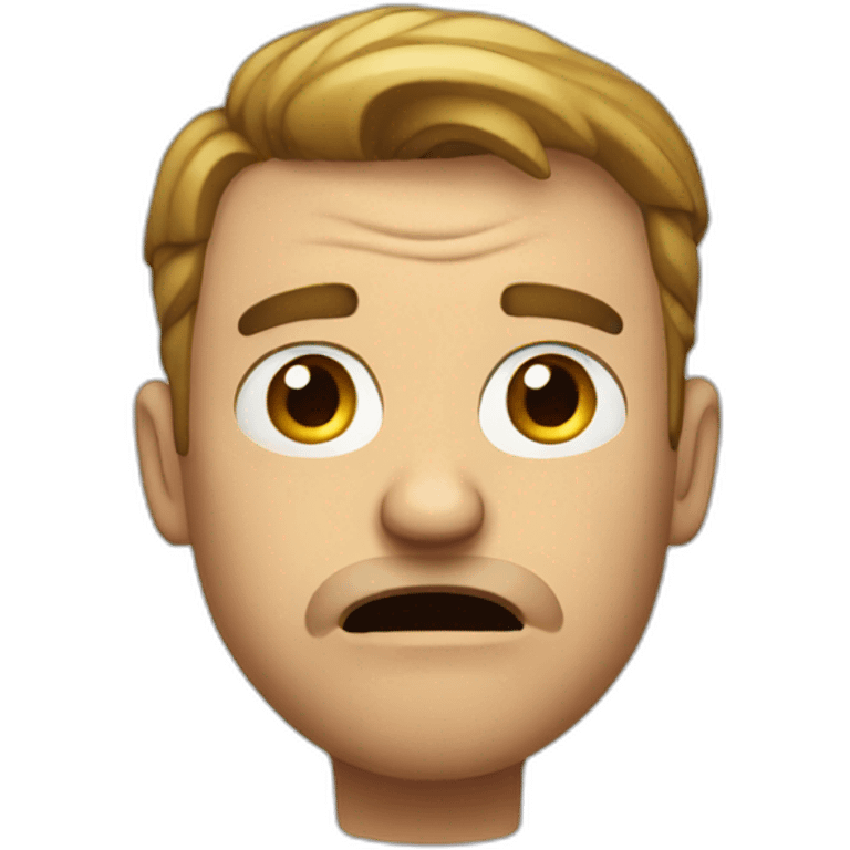 Annoyed guy emoji