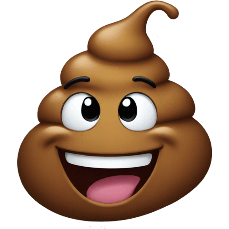 laughing poop emoji