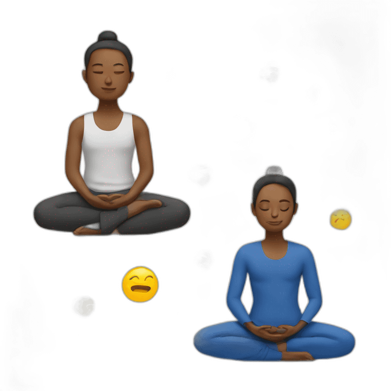 meditation emoji