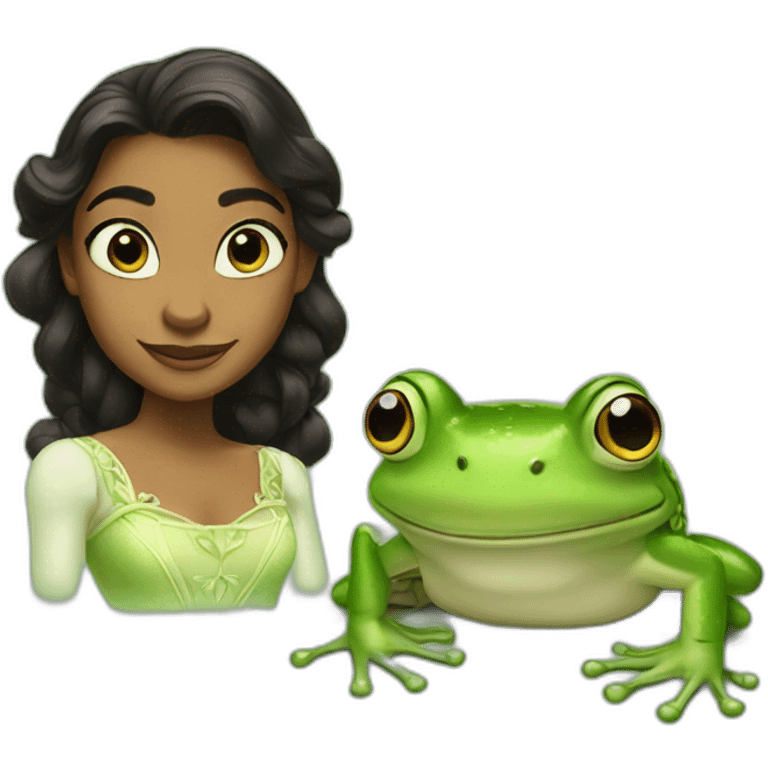 Tiana-and-the-frog emoji