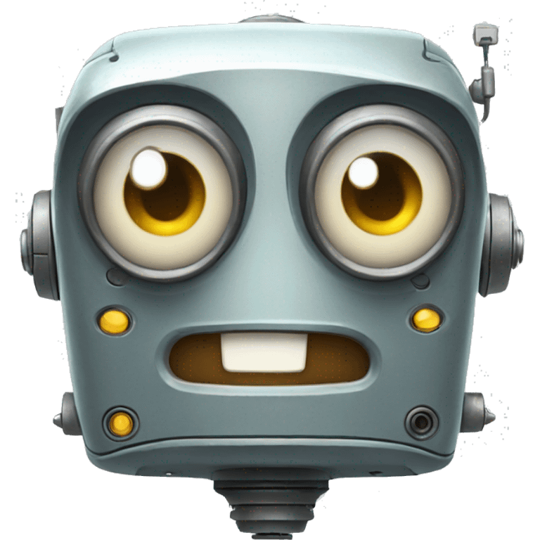  surprised robot emoji