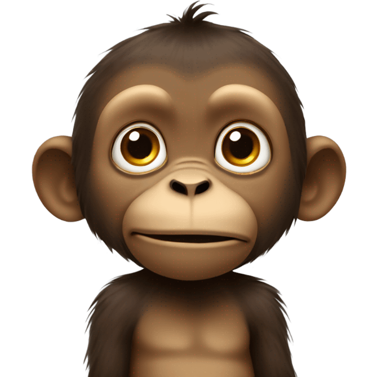 monkey nodding is head up and down emoji