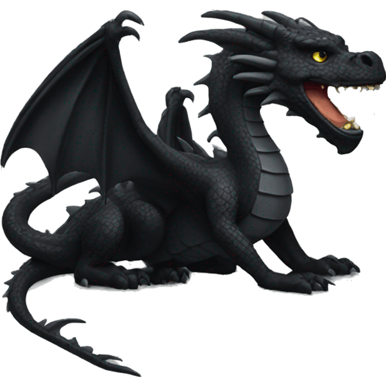 Black dragon emoji