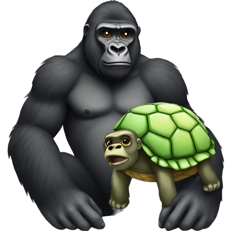 gorilla with a turtle shell emoji