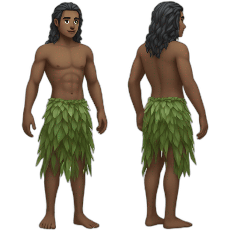 Male naiad full body emoji