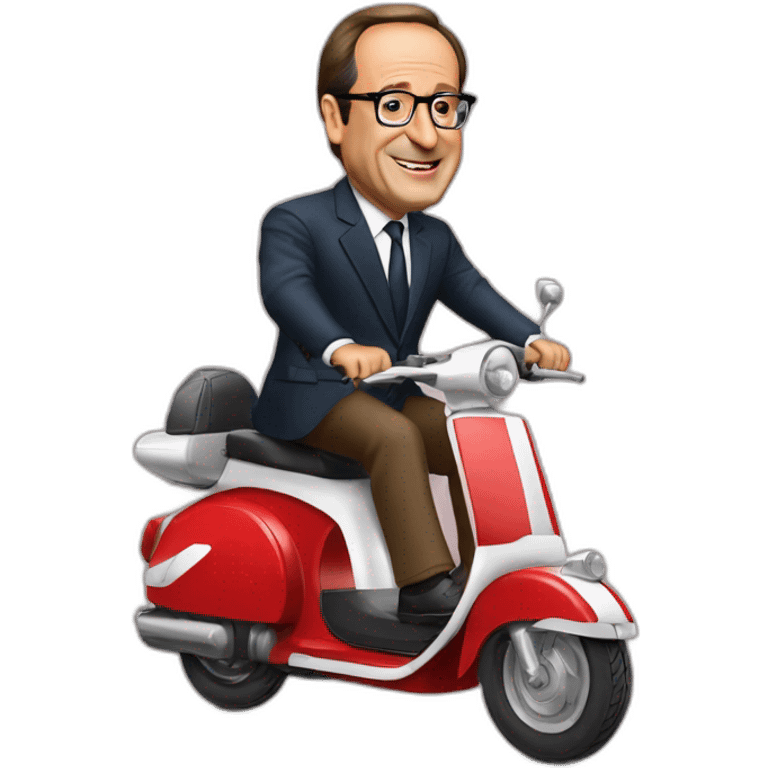 françois-hollande-sur-un-scooter emoji