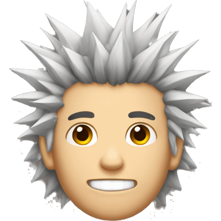 Guy with urnspiky Hair emoji