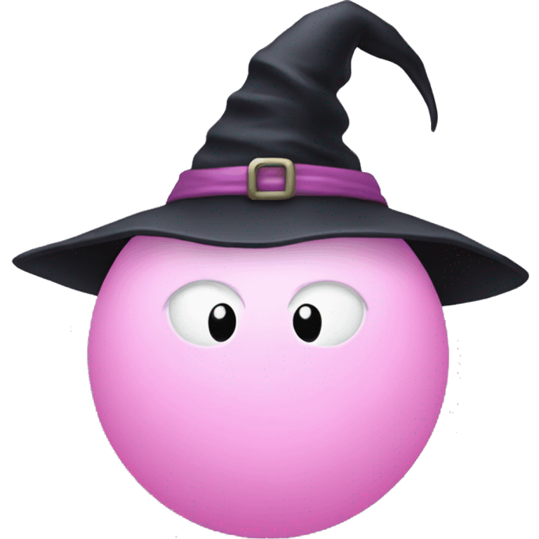 Witch light pink ball emoji