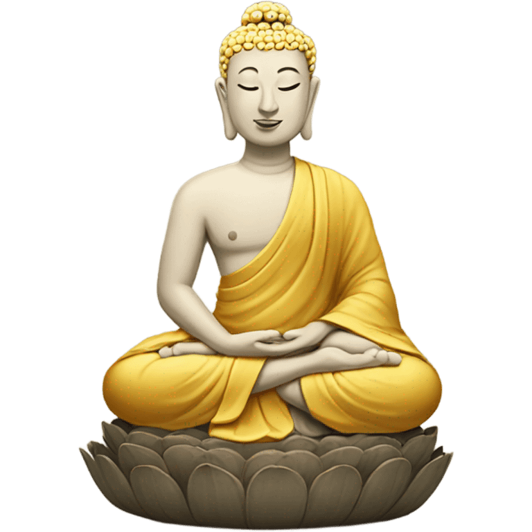 Buddha with a Chinese  emoji