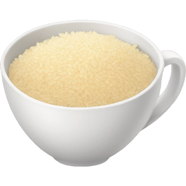 cup with rice emoji