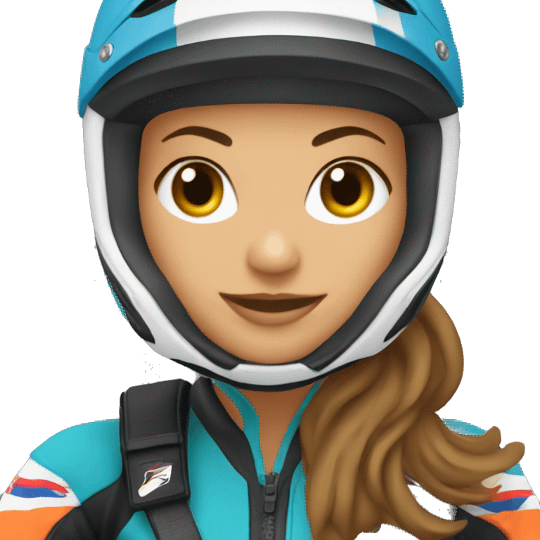 motocross women emoji