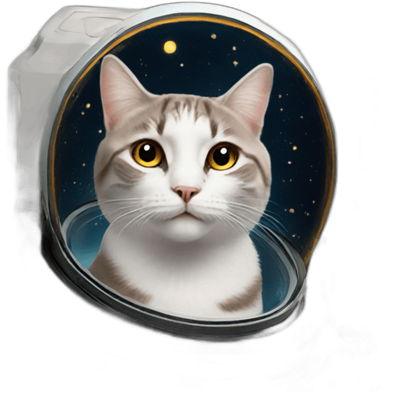 Smile cat in space emoji