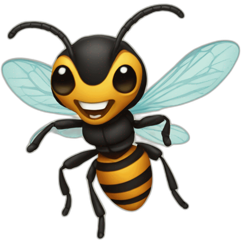 Dancing Asian hornet emoji