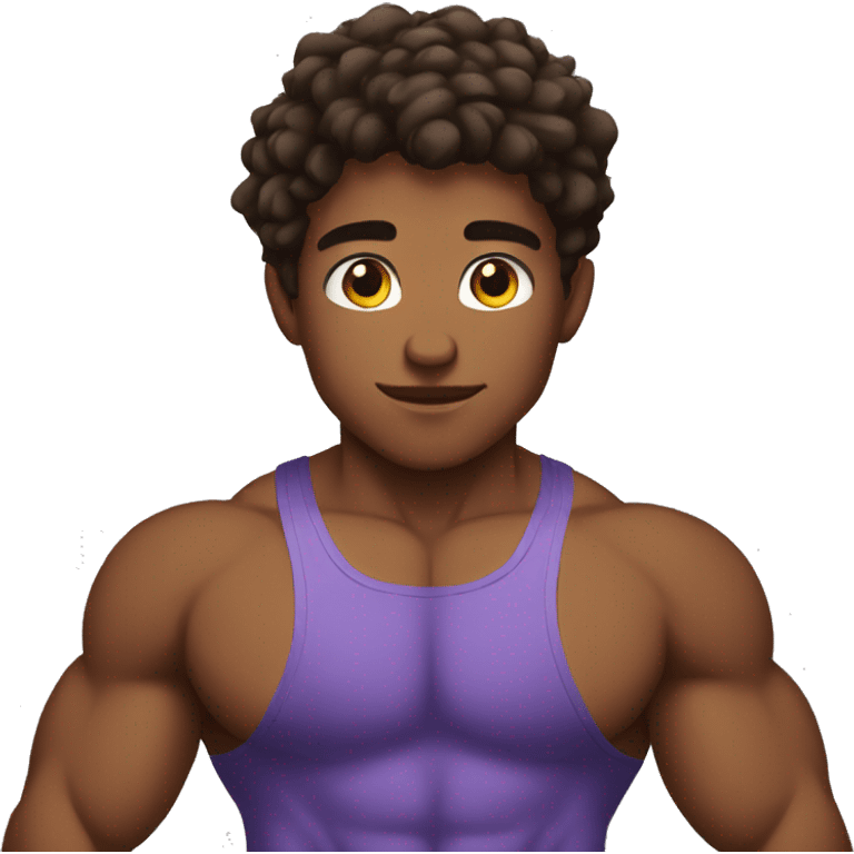 Buff teen emoji