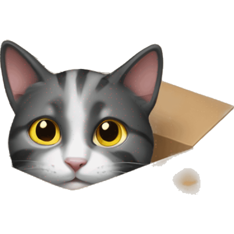 Cat in the box  emoji