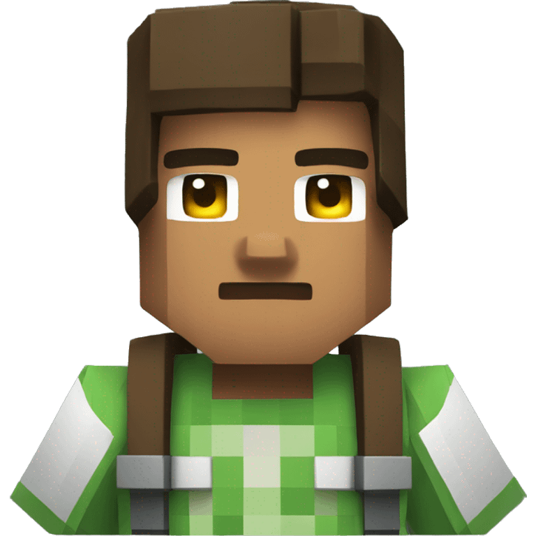 a minecraft player emoji