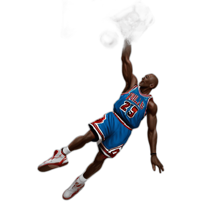 dunking Michael jordan emoji