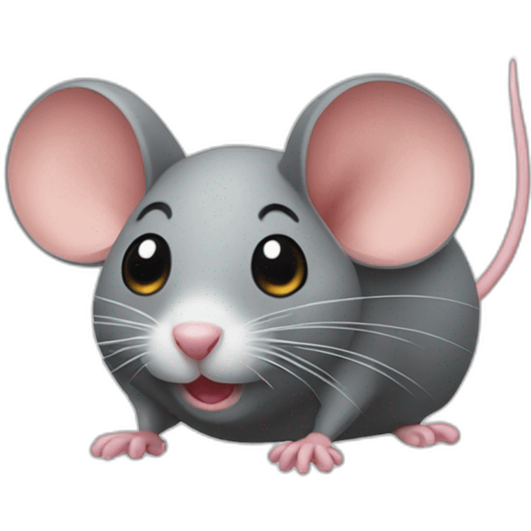 Mouse with big Bizeps  emoji