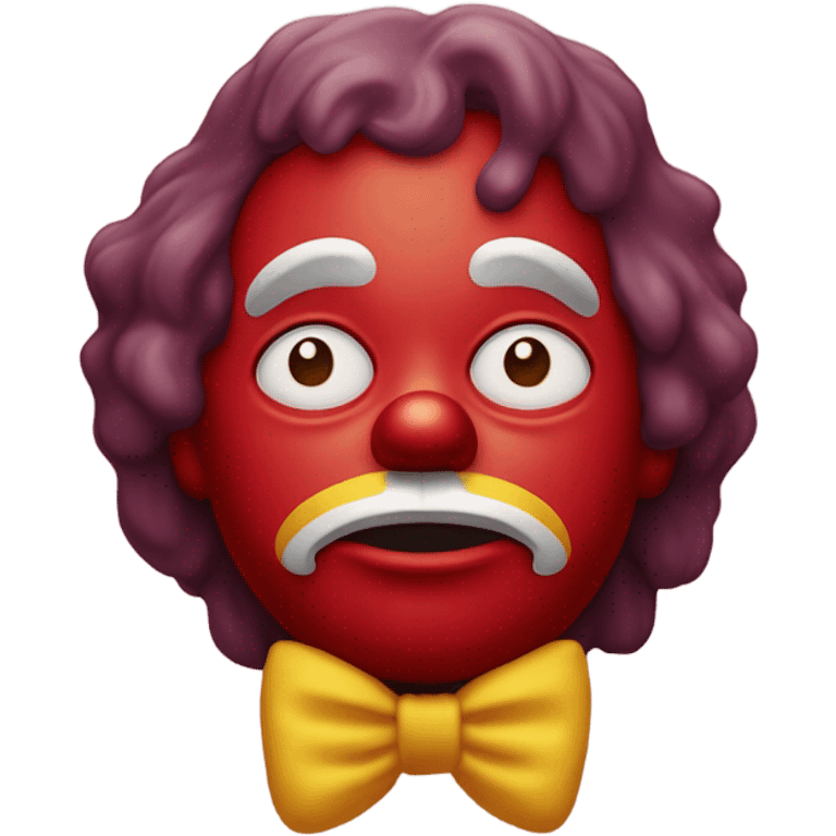 ronald mcdonald sad emoji